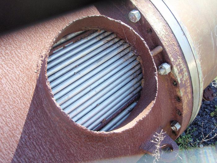 Used Heat Exchanger, Shell & Tube, 3800 SF, S/st, #Z419500