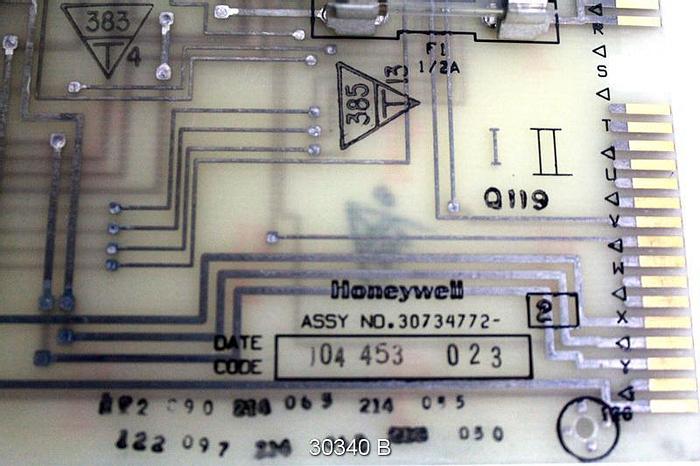 Used Honeywell TDC 2000 Dual Auxiliary Alarm With Relay #30340