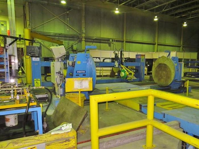 Used ROLL WRAPPER VOITH TWISTER SPIRAL WRAPPER MFG 2000 65 ROLLS HR