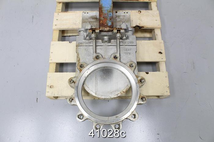 Used Dezurik 10" Air Operated Knife Gate valve #41028