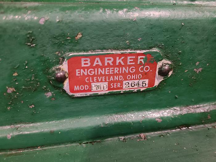 Used Barker Milling Machine