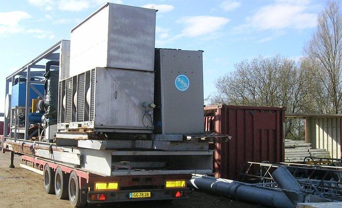 Used FINSAM – plate ice machine plant. Model VIP 18B UAV.