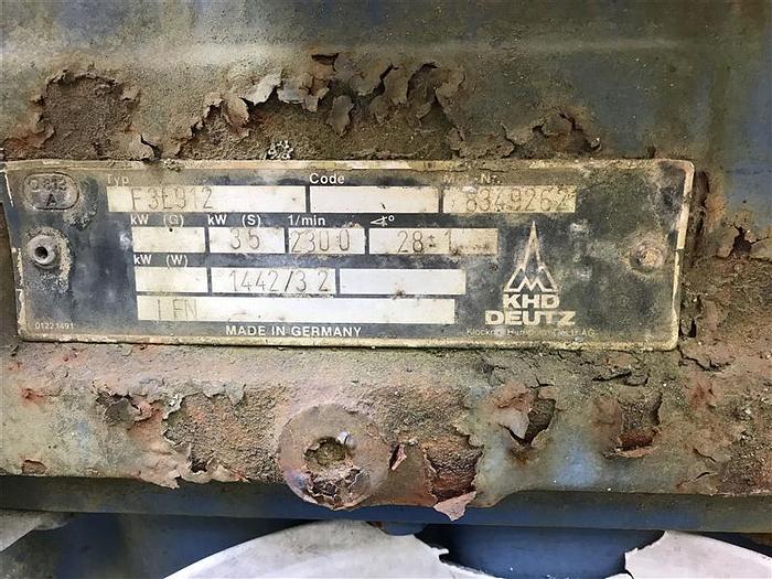 Used 0 Deutz F3L912 Diesel Engine