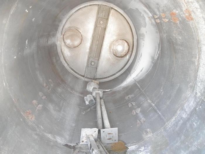 Used Bin, 175 CF, S/st, 60" X 10', Live Bin Bottom, Auger (3) #S740527