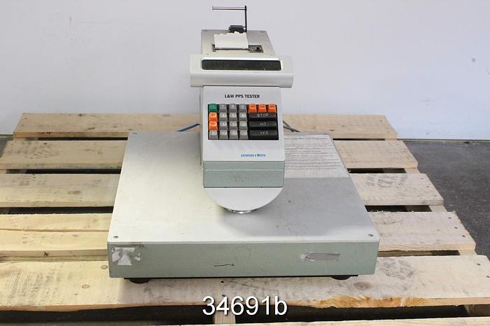Used L & W PPS Roughness Tester, Type 1-2 No. 189 #34691