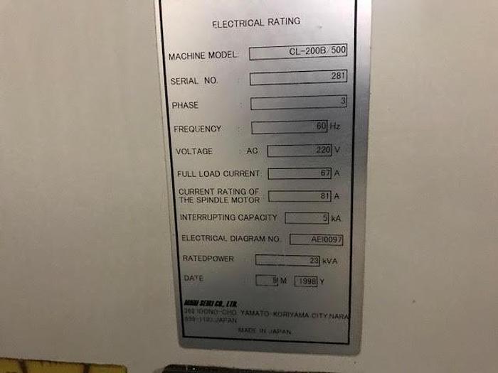 Used 1998 MORI SEIKI CL-200B