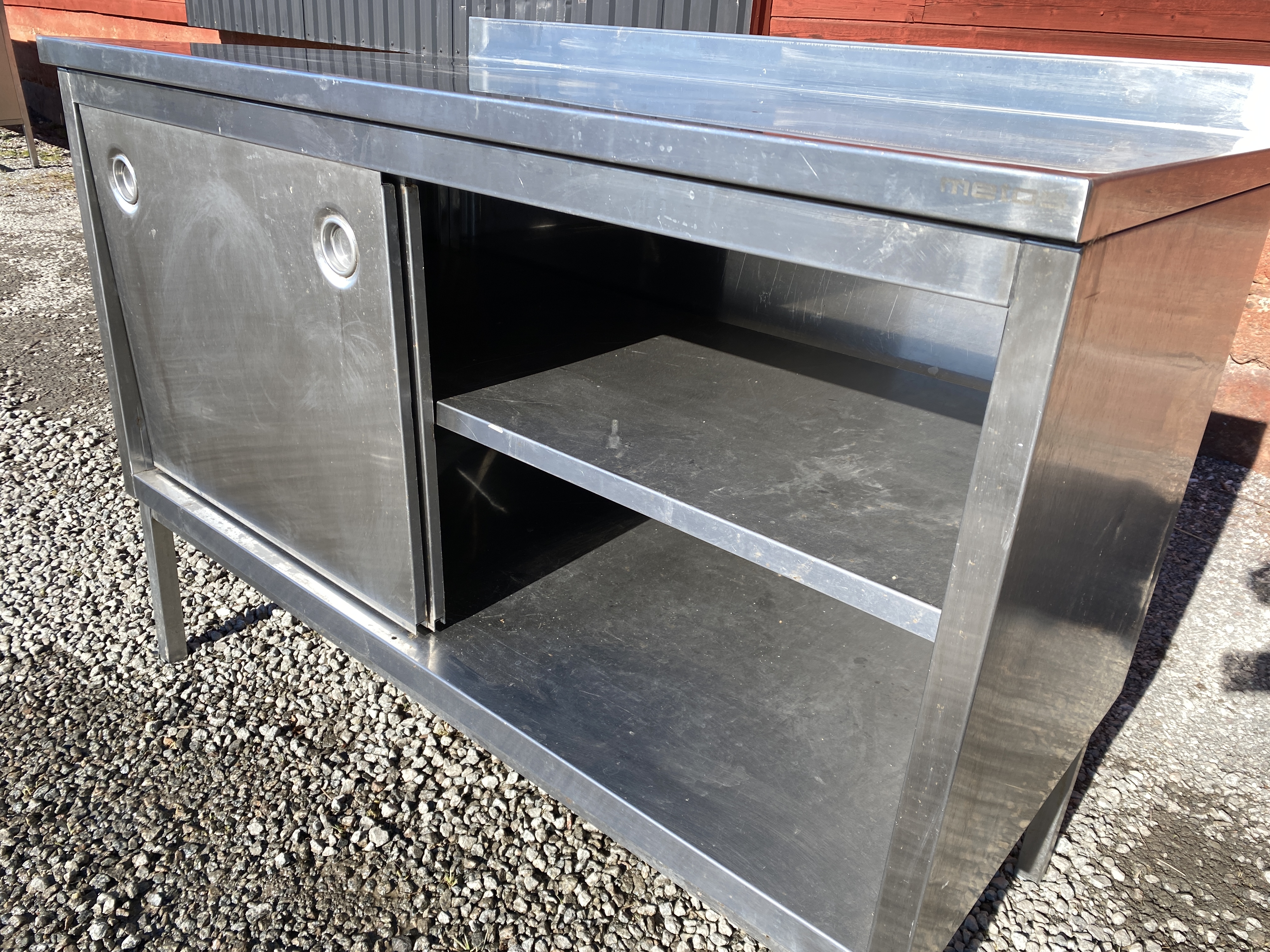 Used Rostfritt bord 120x65