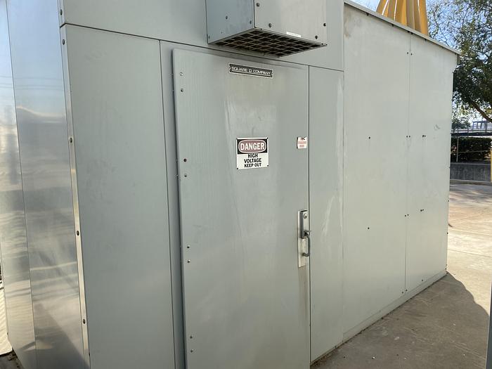 Used SQUARE D MASTERCLAD 3000 AMP SWITCHGEAR ROOM