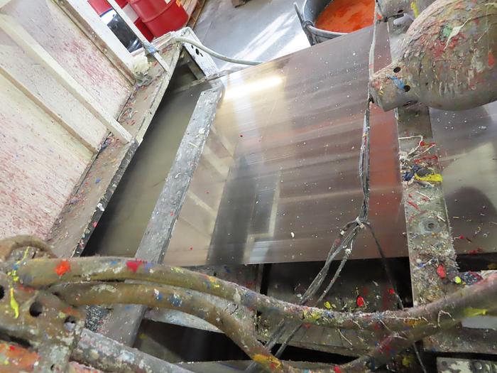 Used SANDVIK BELT FLAKER - STAINLESS STEEL BELT - 800 MM (31" WIDE)