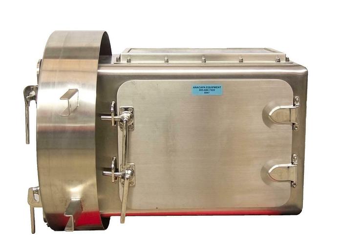 Used La Calhene Laboratory GloveBox Transfer Station w/ Camfil 32040100 Filter 8947R