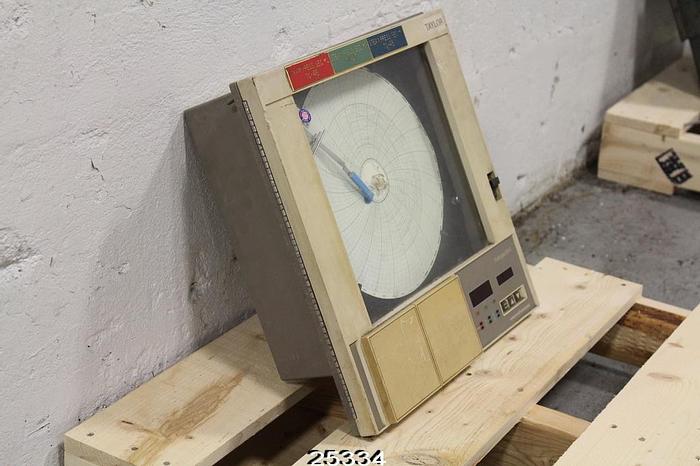 Used Taylor Instrument FULSCOPE Combustion  Engineering Taylor Fulscope Er/C Chart Recorder, Single Loop, Digital Display #25334