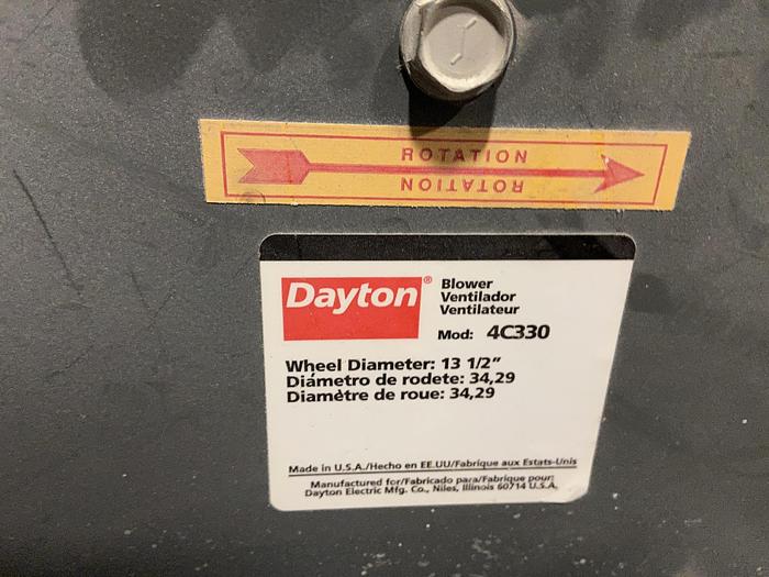 Used DAYTON MODEL 4C330 TRIM BLOWER 5HP