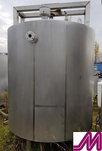 Used 3,000 Litre Stainless Steel Jacketed Tank