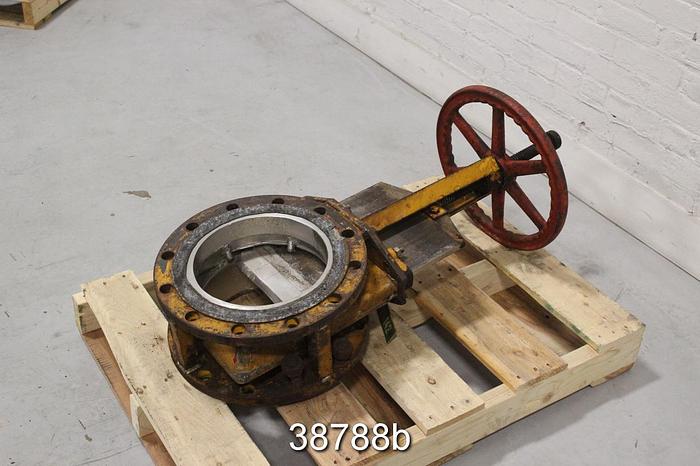 Used T. Mcavity And Sons 10" Hand Operated Knife Gate Valve, 7.25" Face to Face #38788