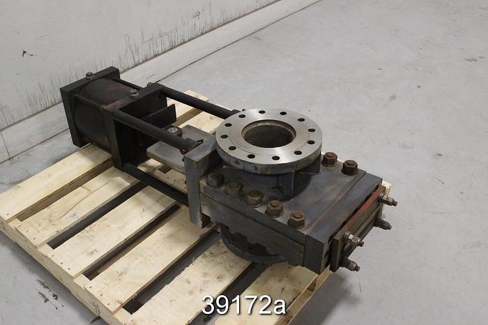 Used Schrader Bellows 6" Heavy Duty High Pressure Thru-Gate Valve #39172