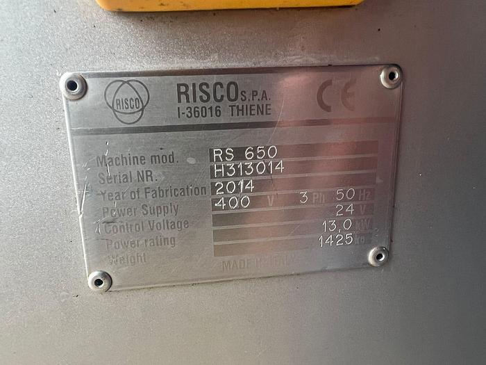 Used RISCO VACUUM FILLER