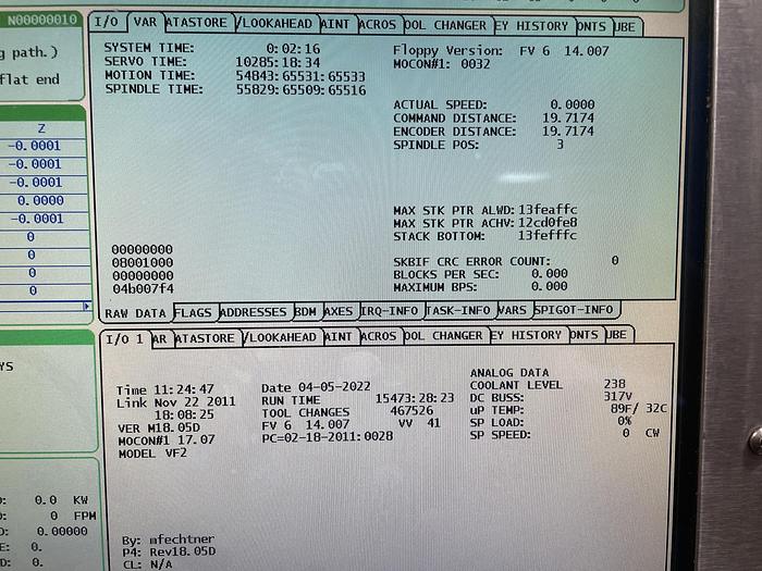 Used 2011 Haas VF2SS