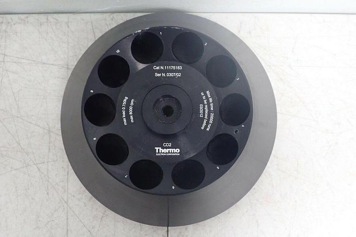 Used Thermo Electron Corporation 11175183 CD2 Angle Centrifuge Rotor