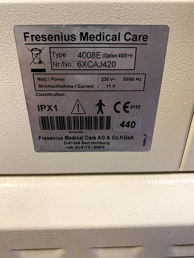 Used Fresenius Medical Care 4008E (Option H) Dialysegerät
