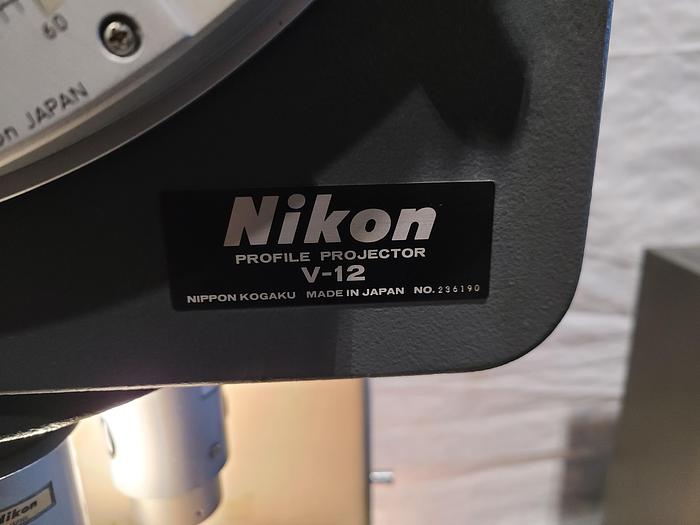 Used Nikon Profile Projector V-12 Optical Comparator