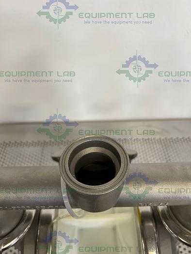 Used Wilden  Stainless Steel T4 Air-Operated Double Diaphragm Pump 1 1/2"