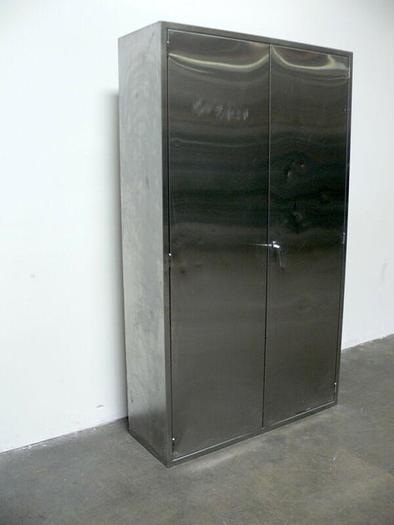 Used Stainless Steel Storage Cabinet  16" x 47" x 80"