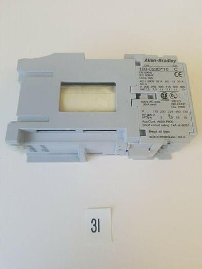 AB 100-C23D10 Allen-Bradley Contactor 23A 3P 120V Coil **NEW**