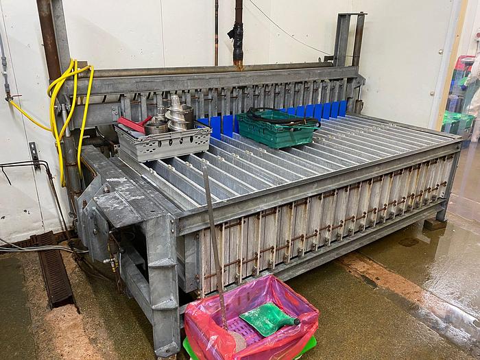 Used 2000 Jackstone horizontal plate freezing system with Linde AG refrigeration pack