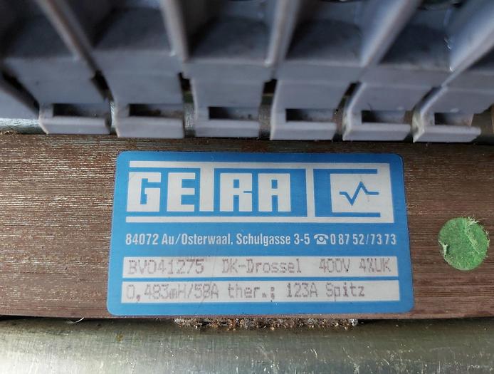Gebraucht Trafo / DK Drossel, BV 041275 Getra, 400V,123A,4xUK, gebraucht