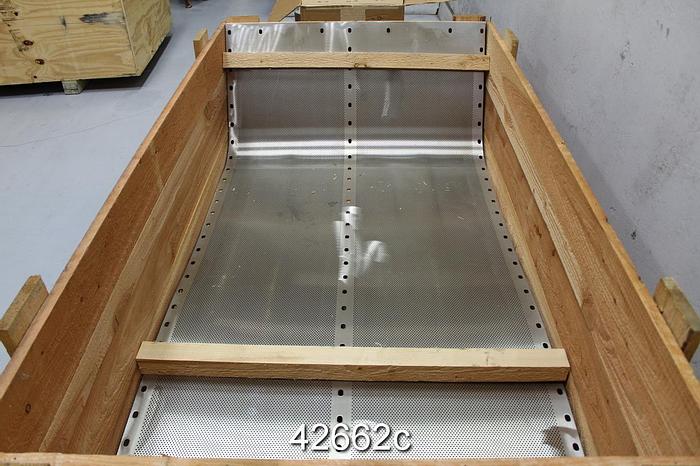 Unused Voith JS24 Vibrating Screen Plate, .125" Holes (Unused) #42662