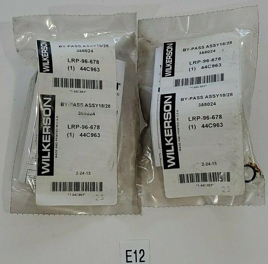 *NEW IN BAG* LOT OF 2 WILKERSON LRP-96-678 BY-PASS ASSY 18/28 358024 + WARRANTY!