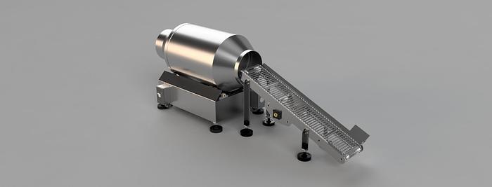 Sugar Tumbler - Table Top - with Conveyor for Belshaw Mark II Fryer - NEW