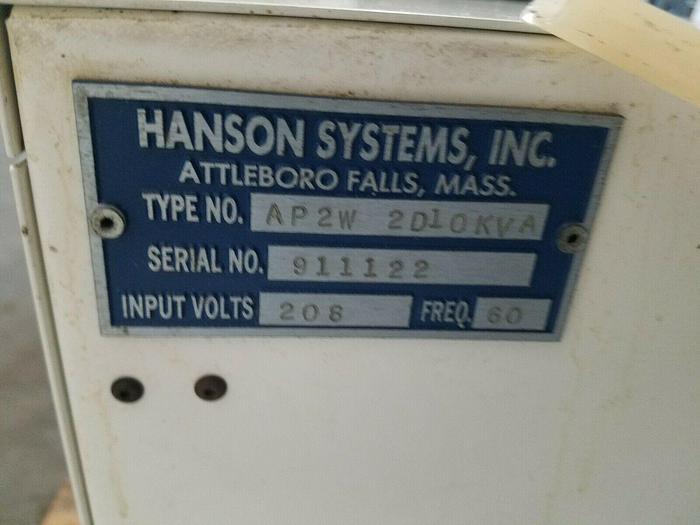Used Hanson Weld Sequencer Series 2000 RESISTANCE WELDING & SOLDERING MACHINE NOT WORKING PARTS ONLY