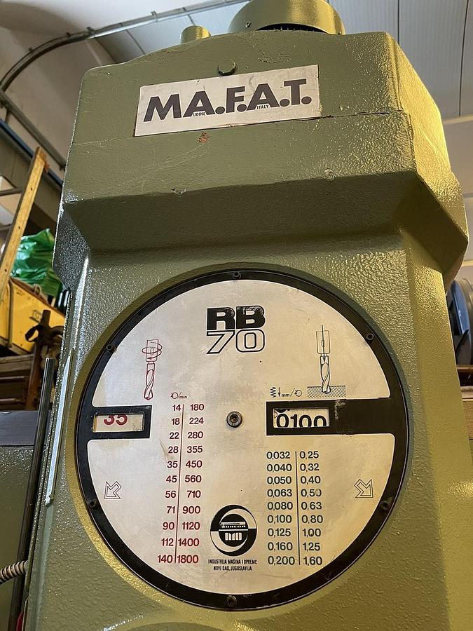 Usato TRAPANO RADIALE MAFAT 1600X70