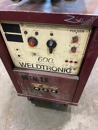 Usato SALDATRICE (N°30) WELDTRONIC Thyricontrol 600 
