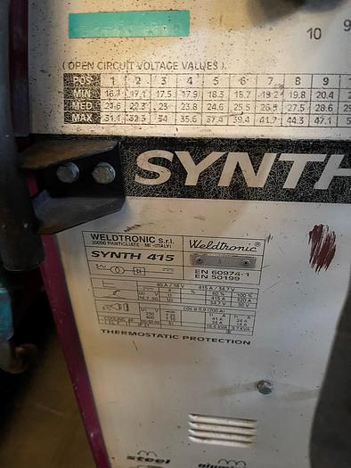 Usato SALDATRICE (N°53) WELDTRONIC SYNTH 415