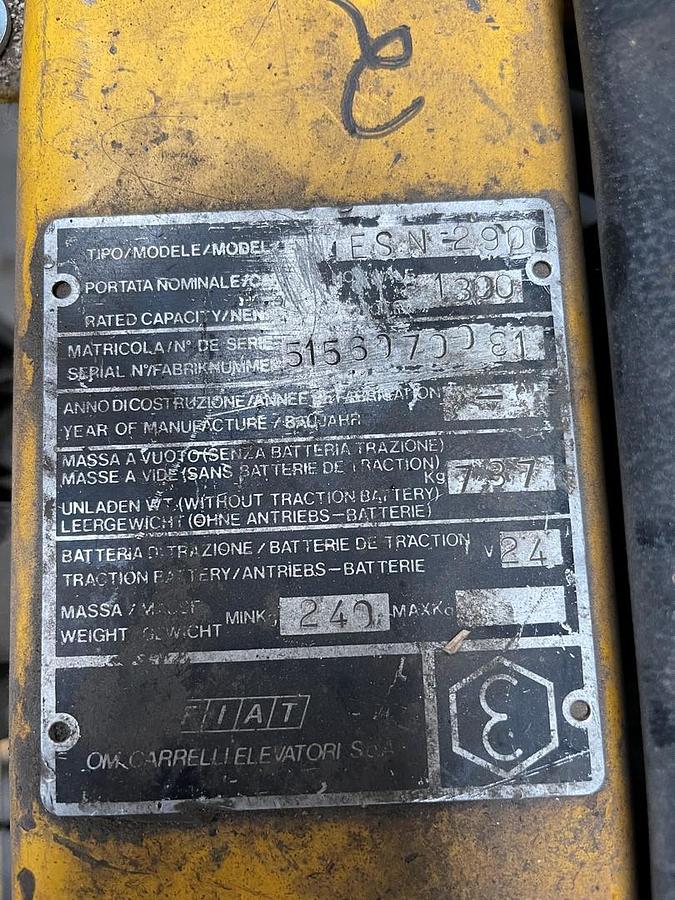 Usato TRANSPALLET ELETTRICO OM