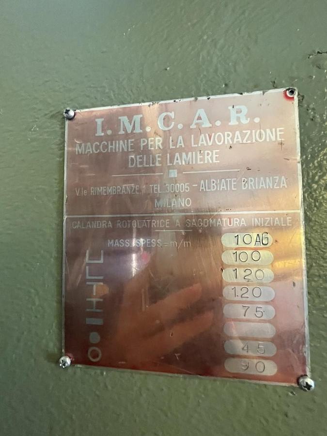 Usato CALANDRA IMCAR MECCANICA 4000X10