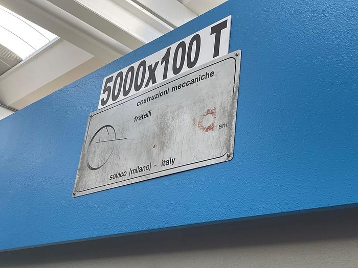 Usato PIEGATRICE FARINA IDRAULICA 5000X100 TON