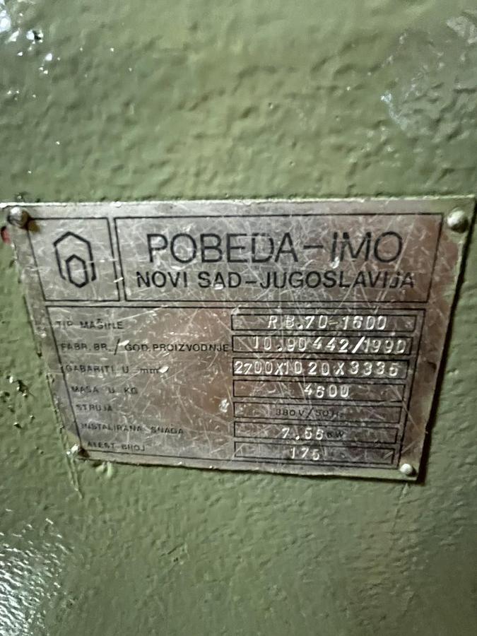 Usato TRAPANO RADIALE MAFAT 1600X70