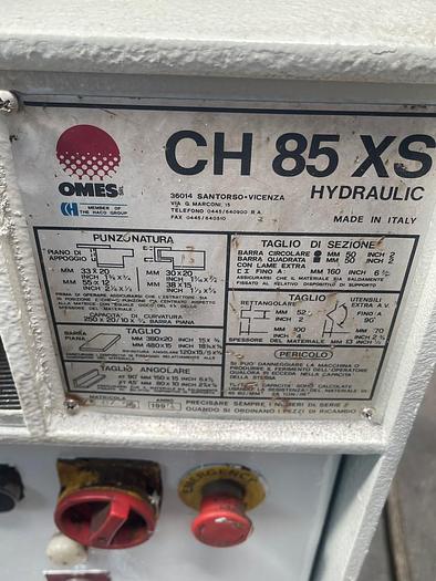 Usato PUNZONATRICE OMES CH85 XS