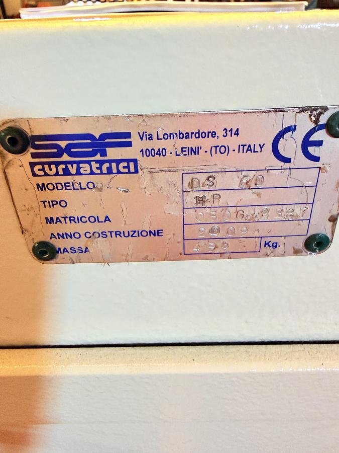 Usato PIEGAPROFILATI TAURING SAF DS 60