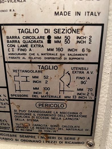 Usato PUNZONATRICE OMES CH85 XS