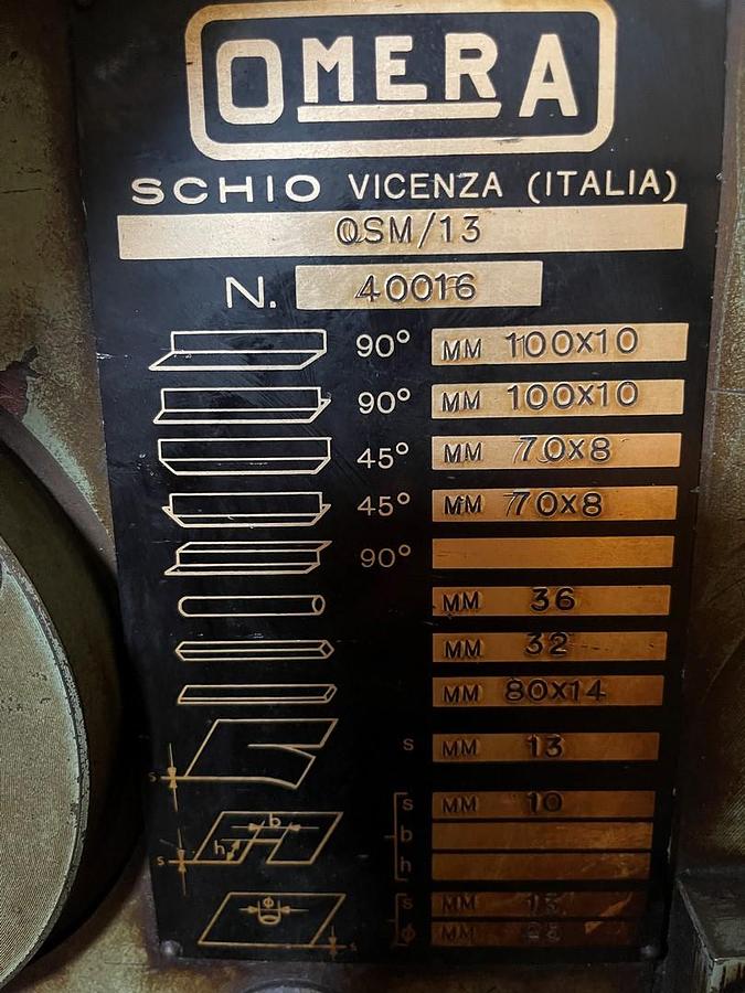 Usato PUNZONATRICE OMERA OSM 13