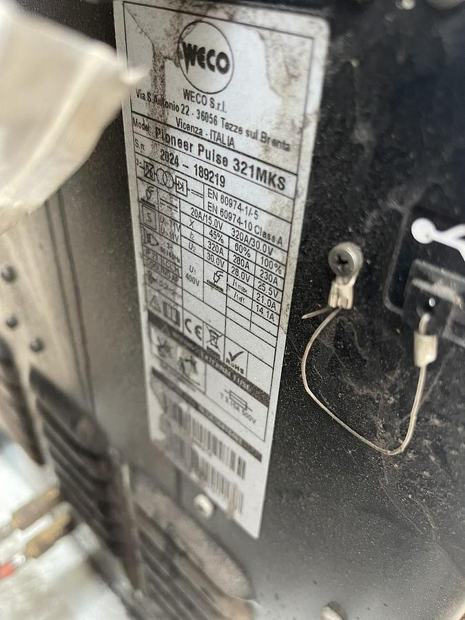 Usato SALDATRICE (N°60) WECO PIONEER PULSE 321MKS