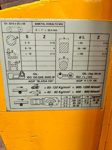 Usato SEGHETTO AUTOMATICO BIANCO 350A