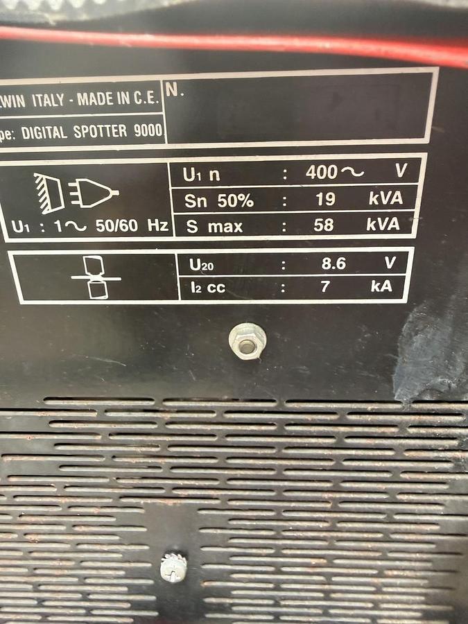 Usato PUNTATRICE TELWIN DIGITAL SPOTTER 9000 MICROPROCESSOR