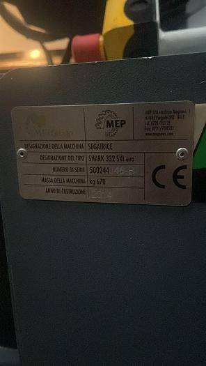 Usato SEGHETTO SEMIAUTOMATICO MEP SHARK 332 SXI EVO (ANNO 2014)