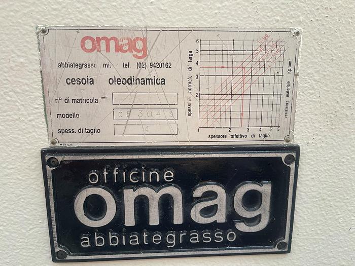 Usato CESOIA OMAG IDRAULICA 3000 X 4