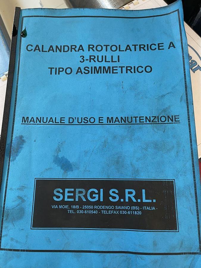 Usato CALANDRA SERGI 1550X5